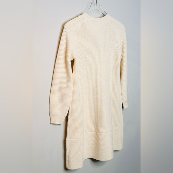 Pomander Place Ainsley Ivory Cream Beige Knit Dress - Picture 9 of 16